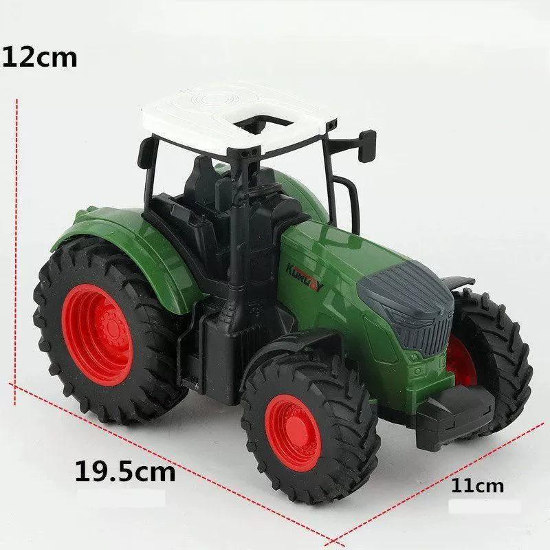 Tractor Toy Car Model with Trailer & Accessories – Kids’ Simulation Toy - ClubOn