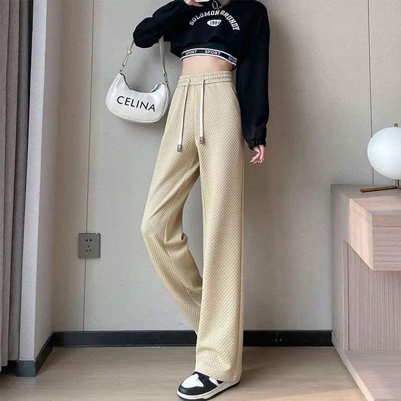 Women’s Wide Leg Pants - New High Waist for Spring & Autumn - ClubOn