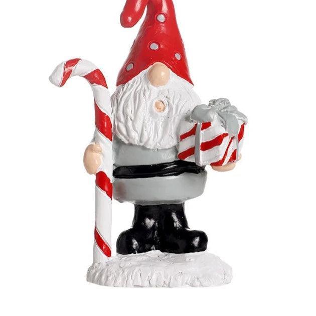 Painted Gnomes & Santa Claus Resin Figures - Christmas Decorations - ClubOn