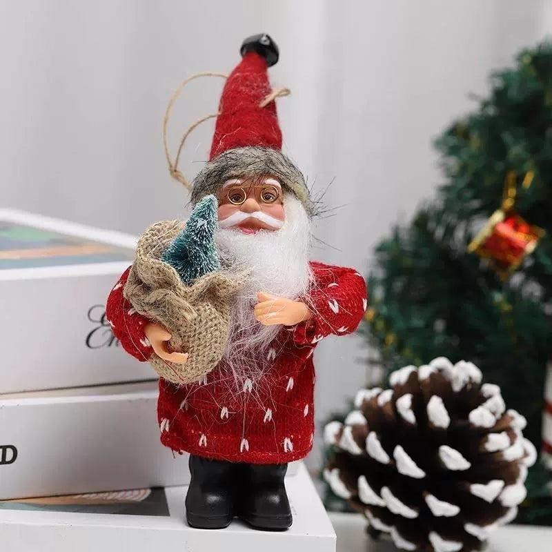 Stuffed Standing Santa Claus Ornament - Christmas Decoration - ClubOn