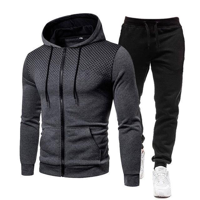 Men's Sport Set – Hoodie & Pants Autumn Casual Tracksuit - ClubOn