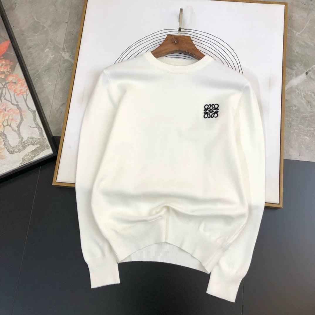 Men's Round Neck Slim Fit Sweater - Autumn & Winter Long Sleeve Pullover - ClubOn