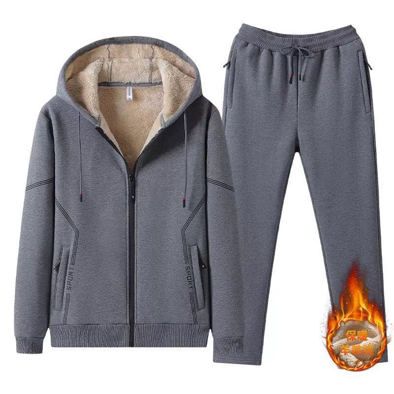 Men's Tracksuit Set – Fleece Sport & Thermal Hooded Sweatshirt - ClubOn