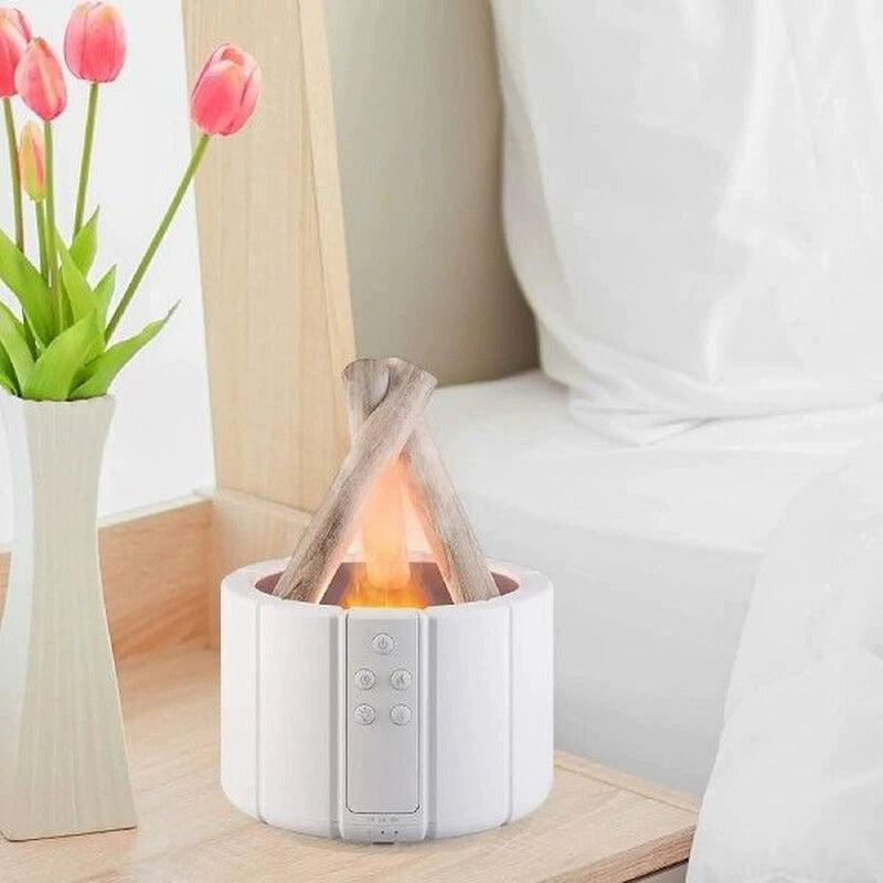 Essential Oil Diffuser 250ml with 7-Color Flame Simulation - ClubOn