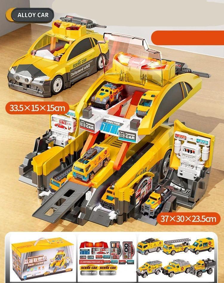 German Deformation Police Car Toy – Educational Gift for Boys (1-3 Years Old) - ClubOn