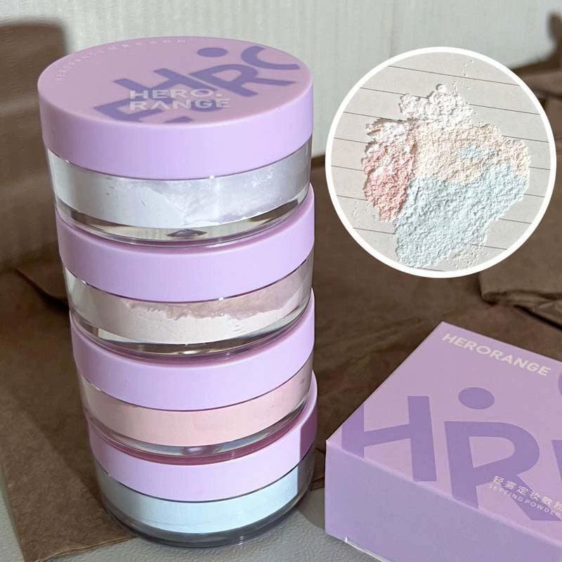 HERORANGE Light Mist Loose Powder - Long-Lasting Makeup Finish - ClubOn