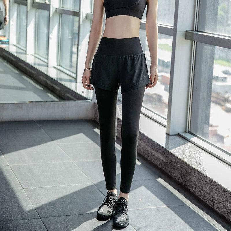 High-Waist Quick-Drying Yoga Pants for Women - ClubOn