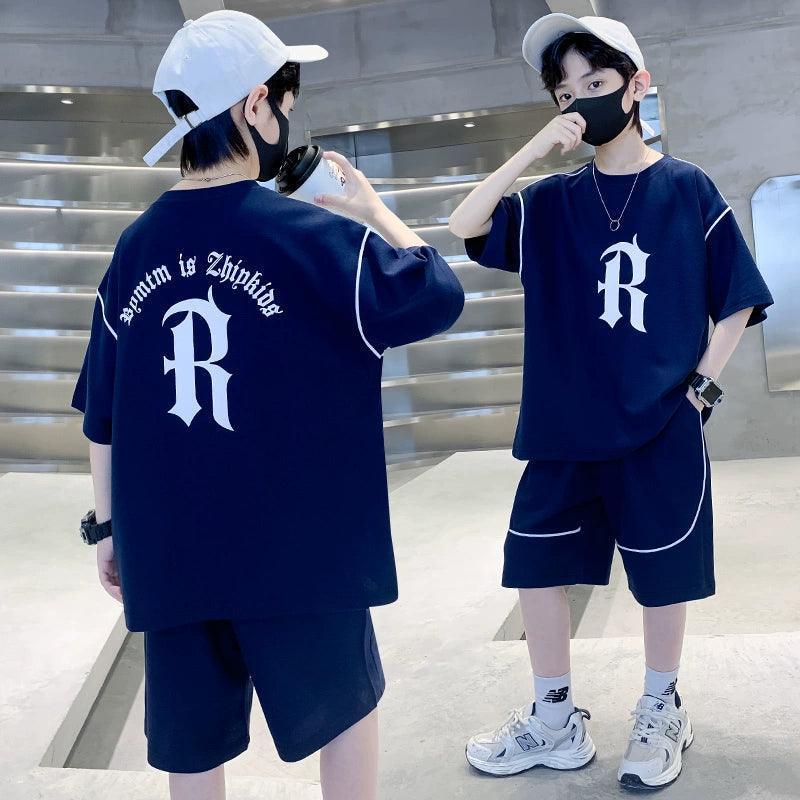 Boys Summer Two-Piece Suit – Trendy Street Style - ClubOn