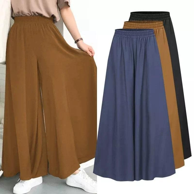 S-5XL Women’s Plus Size Skirt Pants - Loose Fit Dress - ClubOn