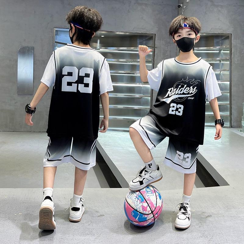Boys Quick-Drying Training Suit – Summer Basketball Uniform - ClubOn