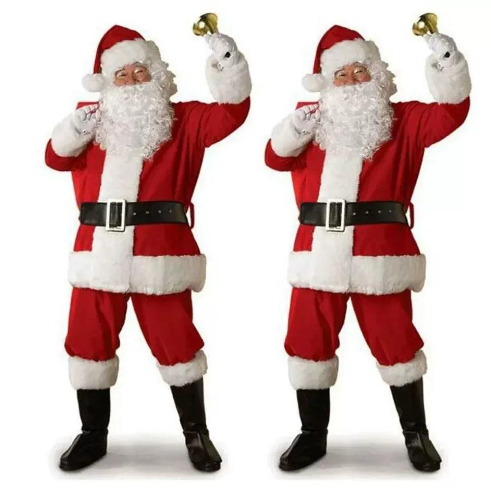 Santa Claus Cosplay Costume – Christmas & New Year Men’s Outfit - ClubOn