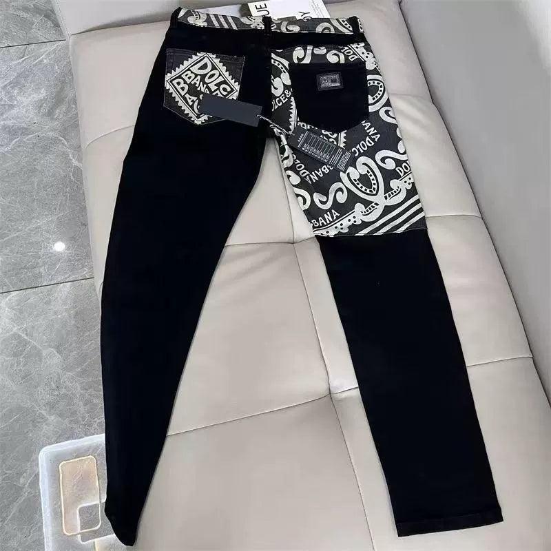 Men’s Slim-Fit Jeans – Fashionable Outdoor Skinny Elastic Trousers - ClubOn