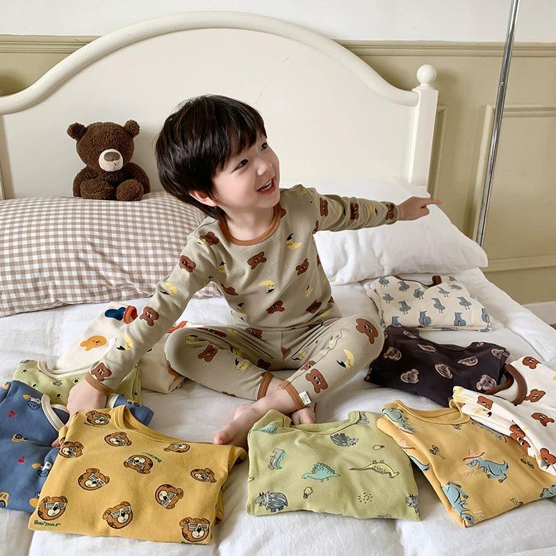 Children's Class A Pajamas - Boys & Girls Spring/Autumn - ClubOn