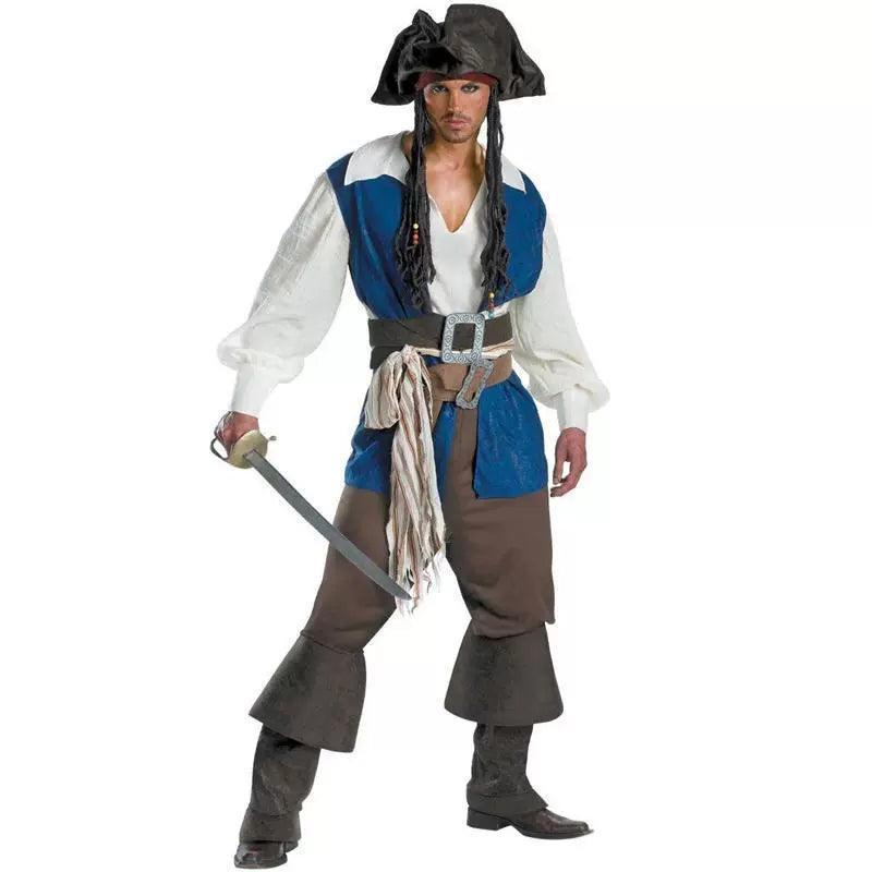 Captain Pirate Costume for Men – Adult Halloween Pirate Outfit - ClubOn