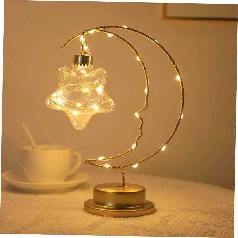 Iron Moon Christmas Decoration Lights – Indoor Holiday Ornaments - ClubOn