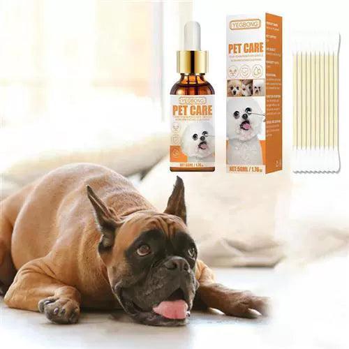 Pets Care Eye Cleaning Drops | 50ml Eye Stain Remover for Pets - ClubOn