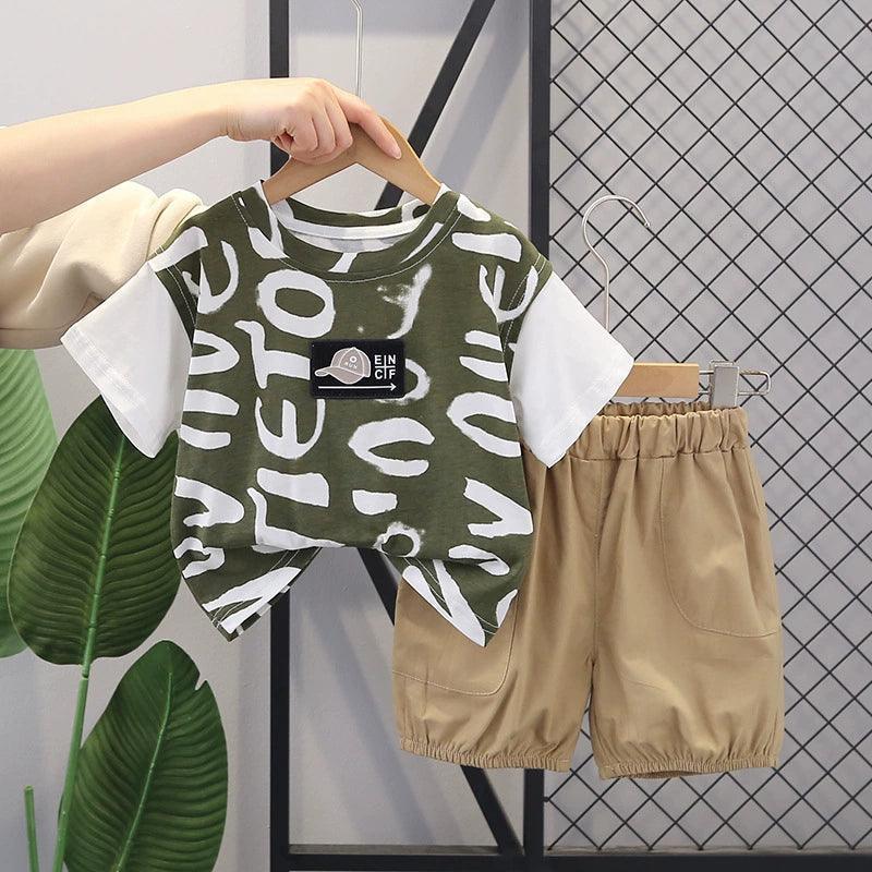Boys' Summer Suit - Fashionable & Stylish Short Set for Kids - ClubOn