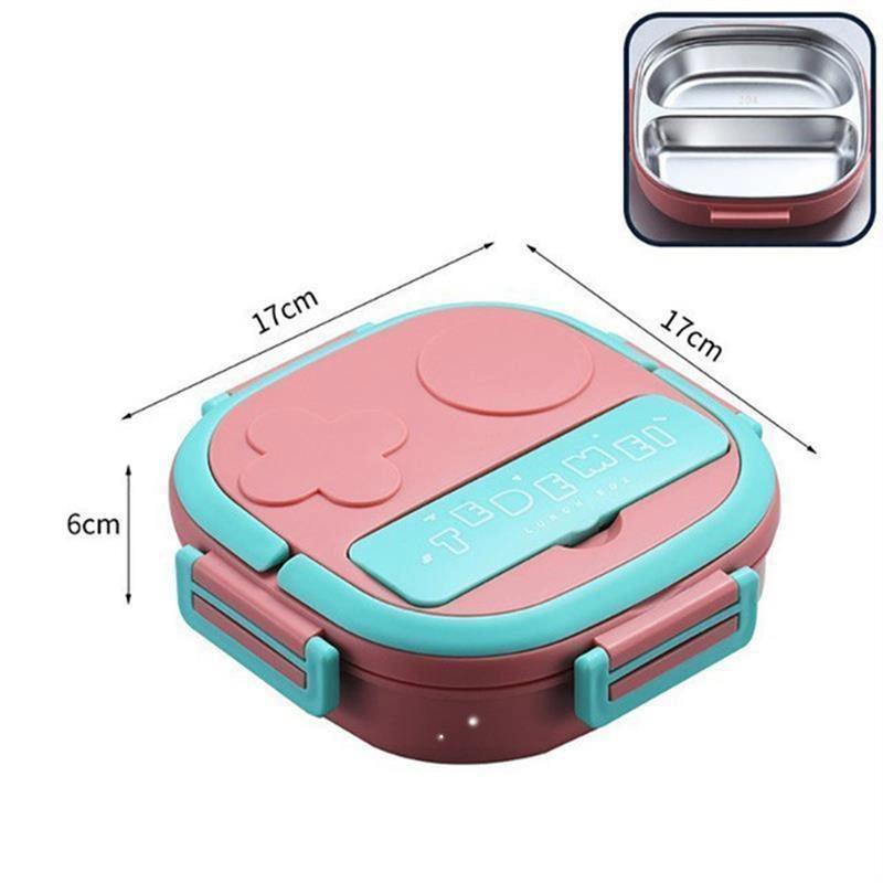 Portable 304 Stainless Steel Kids Lunch Box with Bag - ClubOn