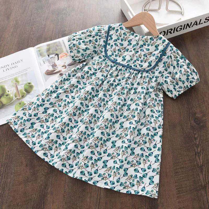 Melario New Summer Cotton Dress for Girls – Stylish Kids’ Outfit - ClubOn