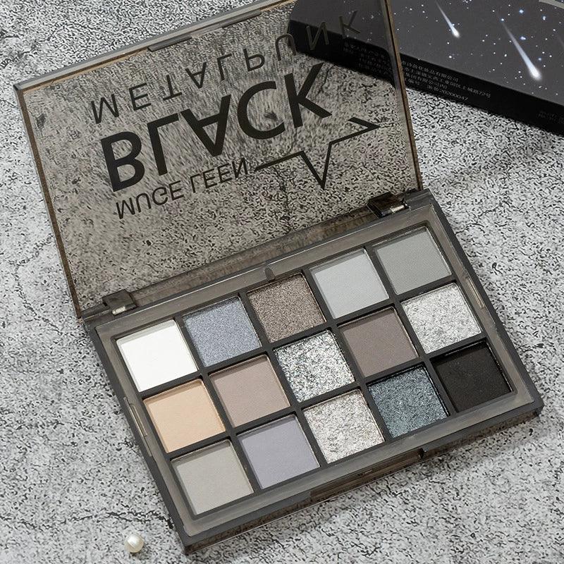 Dark Night Eye Shadow Palette - Smoky & Cool Tones - ClubOn