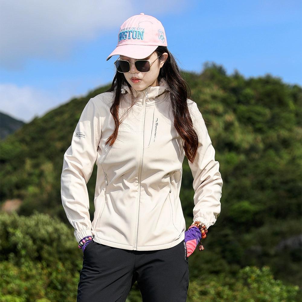 Women’s Outdoor Soft Shell Fleece Jacket - ClubOn