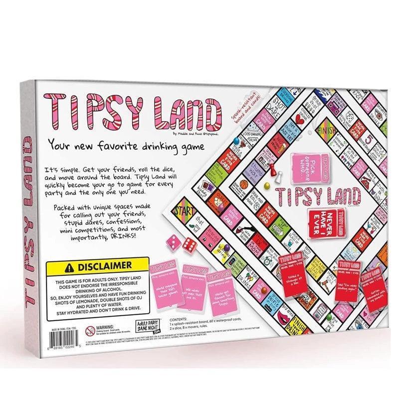 Party Funny Drinking Board Game – Tipsyland for Adults & Friends - ClubOn