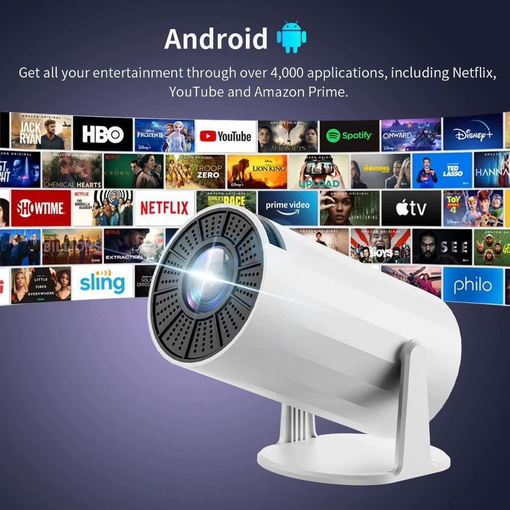Smart Portable Projector – Android Home Theater Projector (Overseas Version) - ClubOn