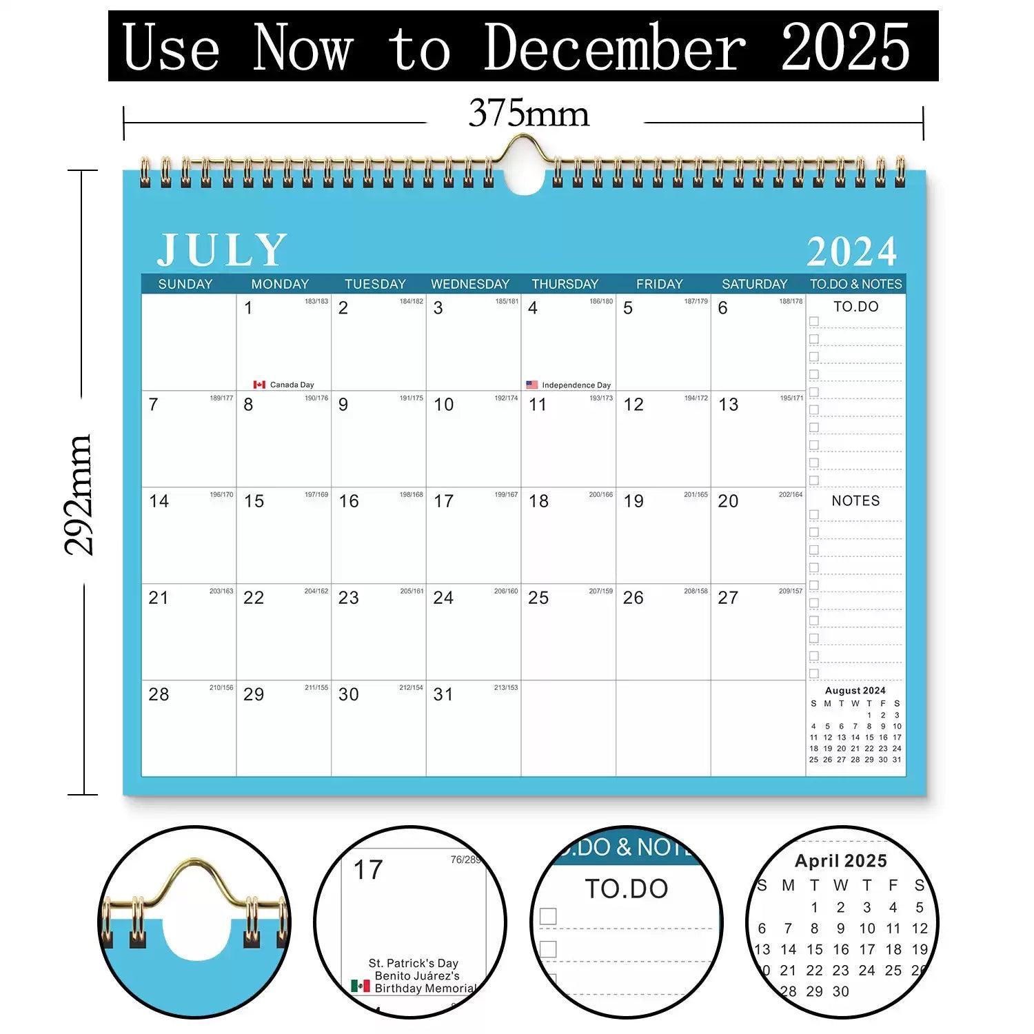 A4 Daily Planner – English To-Do List & Weekly Schedule - ClubOn