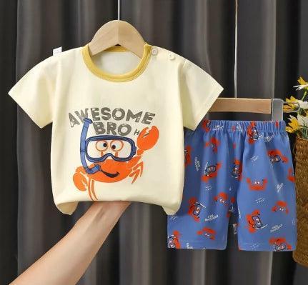 Boys Baby T-Shirt & Shorts Set – Cool Summer Styles - ClubOn