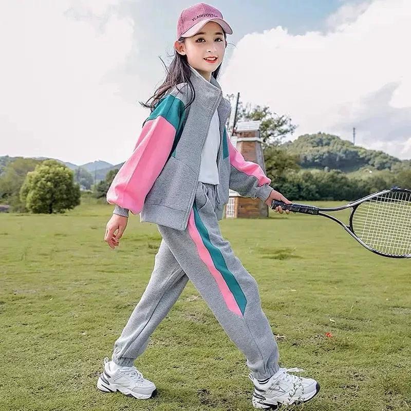New Western Style Girls' Sports Suit for Spring & Autumn - ClubOn