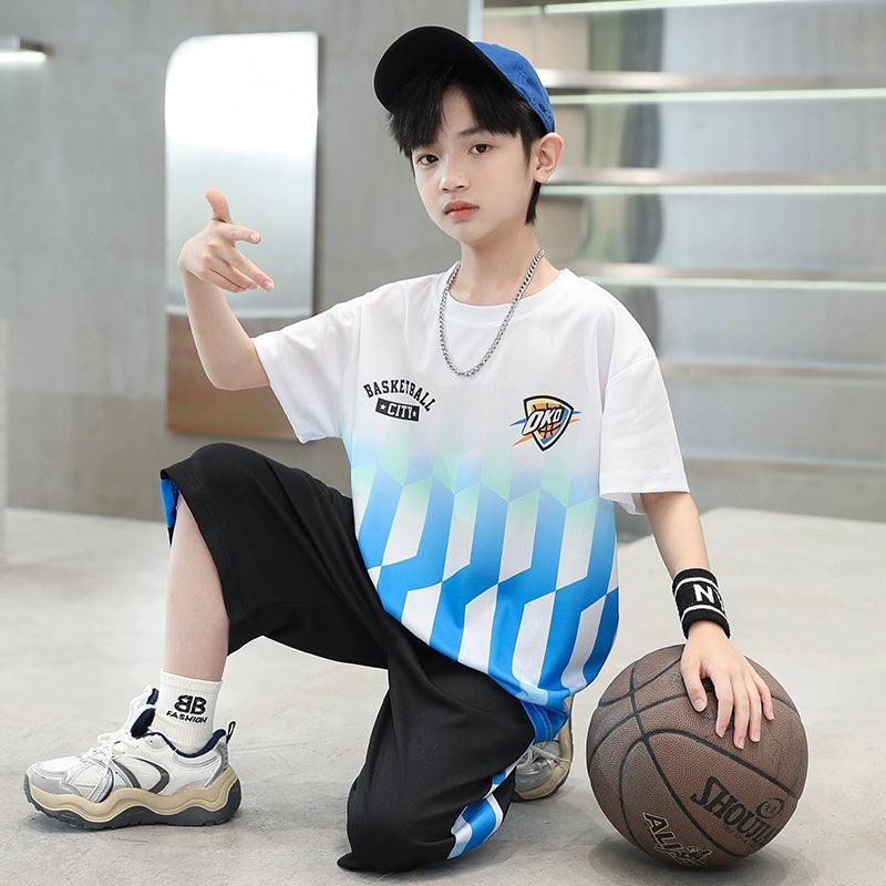 Boys Quick-Drying Training Suit – Summer Basketball Uniform - ClubOn