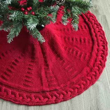 Christmas Tree Skirt Apron | Festive Tree Decoration for Holidays - ClubOn