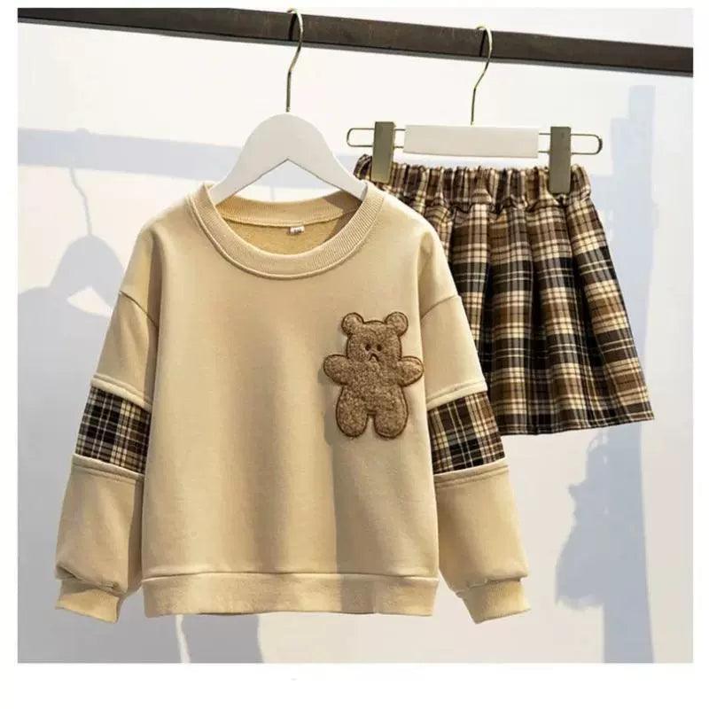 School Uniform Girls’ JK Suit – Cute Spring & Autumn Style - ClubOn