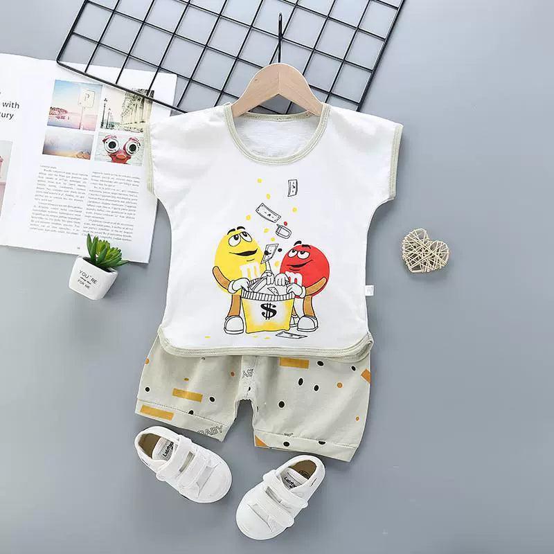 Summer Children Suits - Boys and Girls Short Sleeve Sets - ClubOn