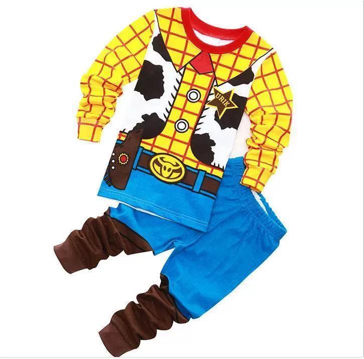 Toy Story Woody & Buzz Lightyear Pajama Set – Long Sleeves for Boys - ClubOn