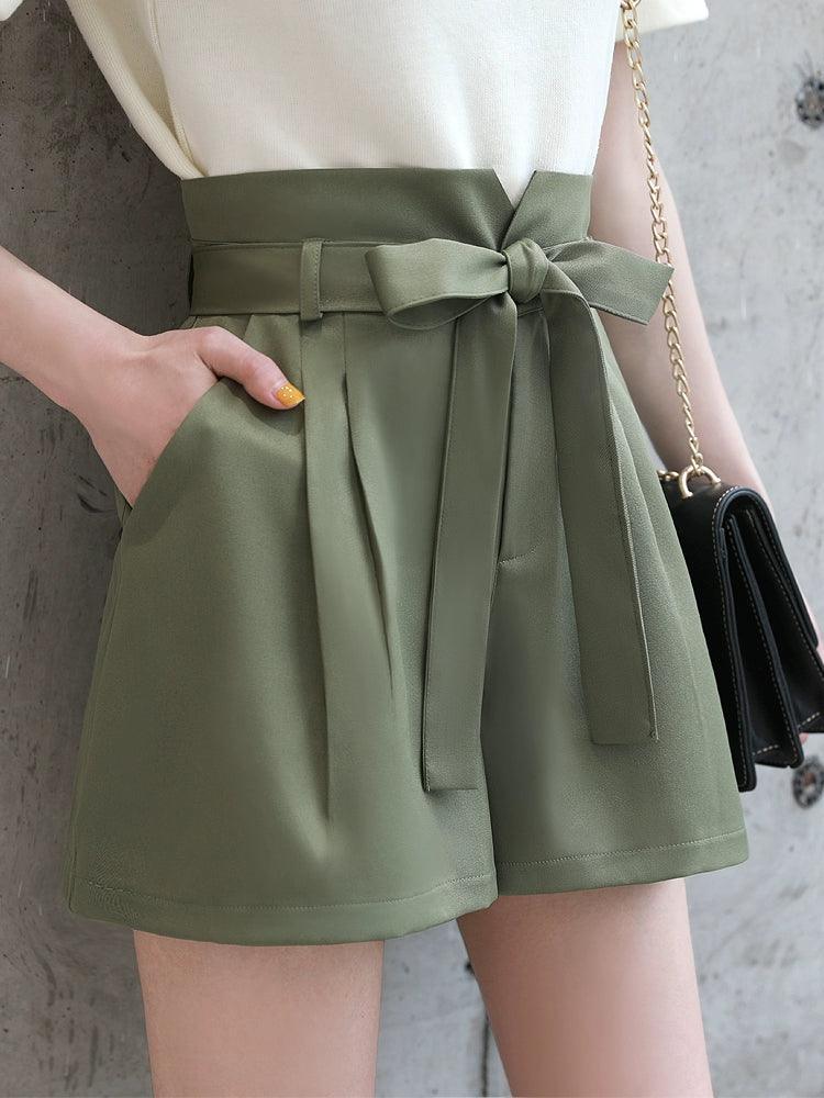 Flower Bud Chiffon Shorts for Women – Summer 2024 - ClubOn