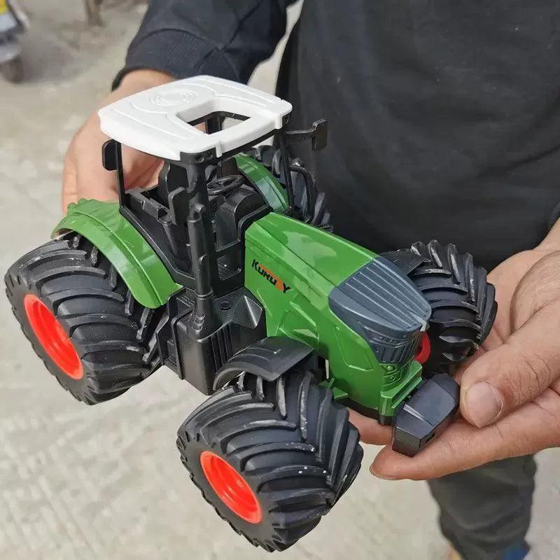 Tractor Toy Car Model with Trailer & Accessories – Kids’ Simulation Toy - ClubOn