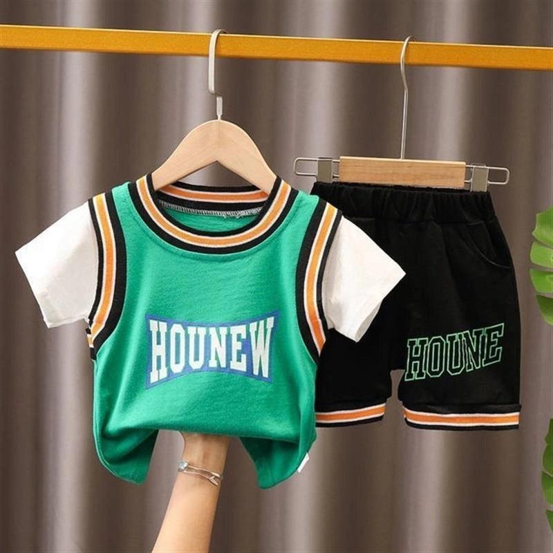 Cotton T-Shirt & Shorts Set for Baby Boys - ClubOn