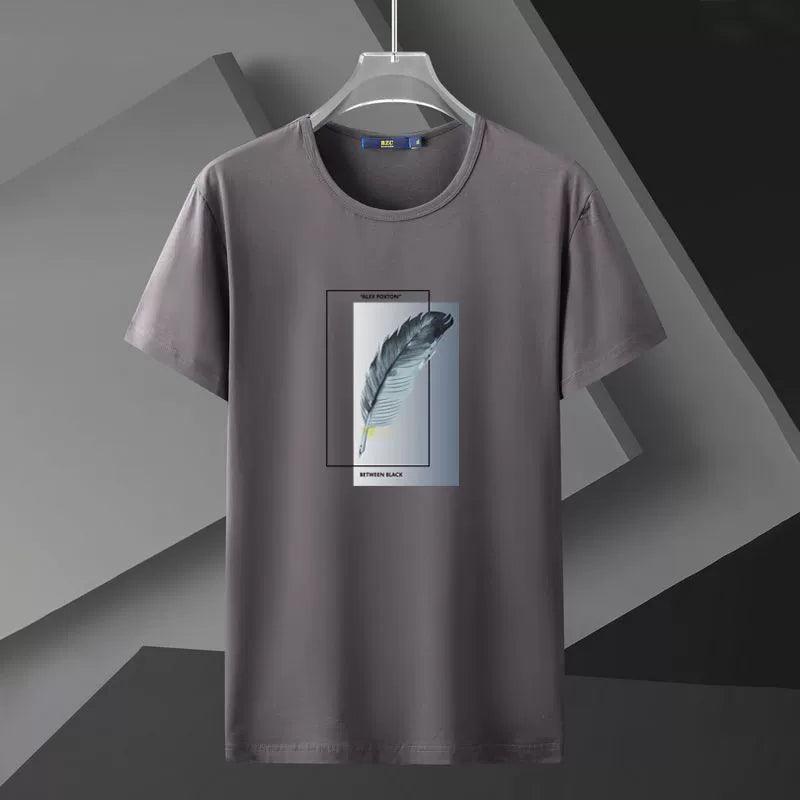 Men's Large Size Short-sleeve T-shirt | Loose Fit Pure Cotton - ClubOn