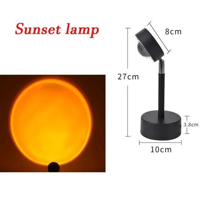 Red Sunset Projector Lamp - ClubOn