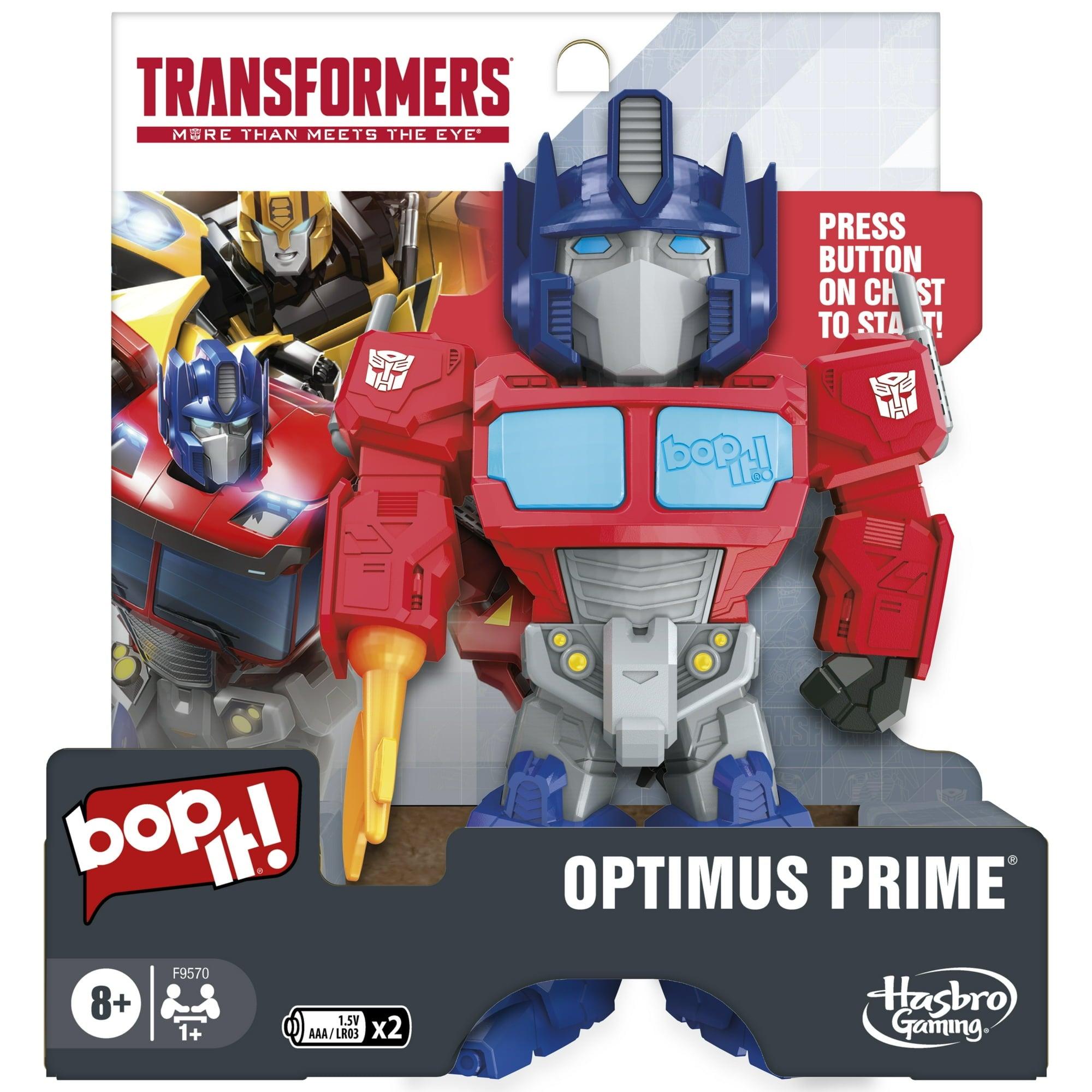 Bop It! Optimus Prime Edition Game, Transformers Toy for 1+ Players, Ages 8+ - ClubOn