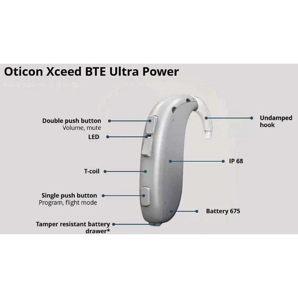 Oticon Xceed Hearing Aids for Severe-to-Profound Hearing Loss - ClubOn
