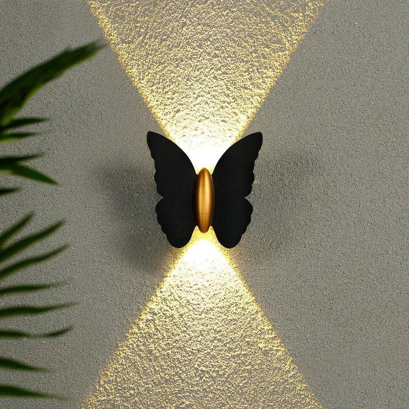 Outdoor Waterproof Butterfly Wall Lamp - Modern Design - ClubOn