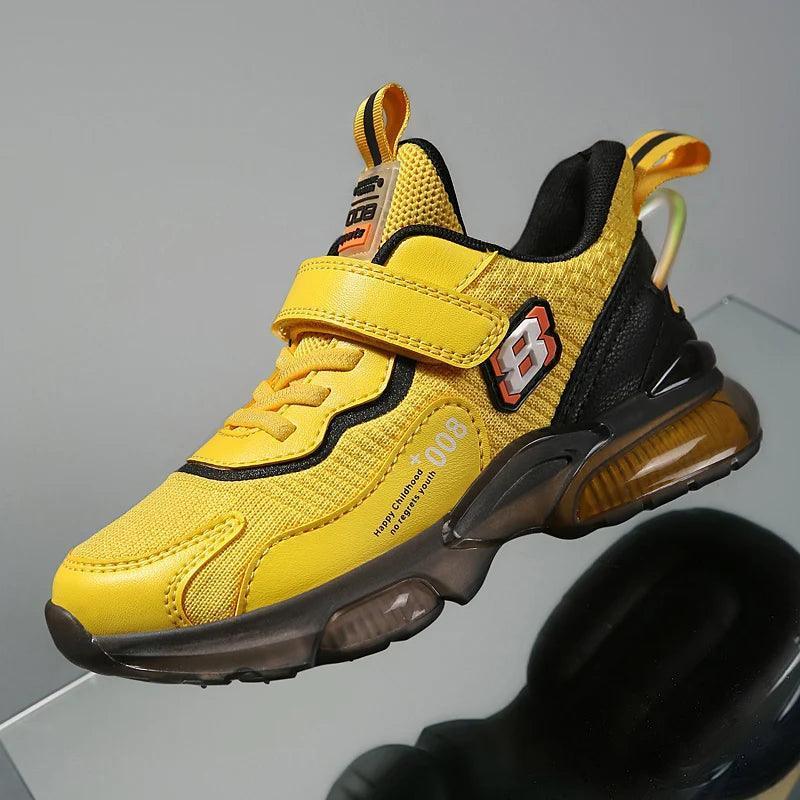 Breathable Black Sports Shoes for Boys - Comfortable & Stylish - ClubOn