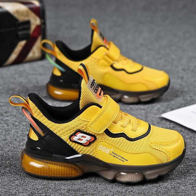 Breathable Black Sports Shoes for Boys - Comfortable & Stylish - ClubOn