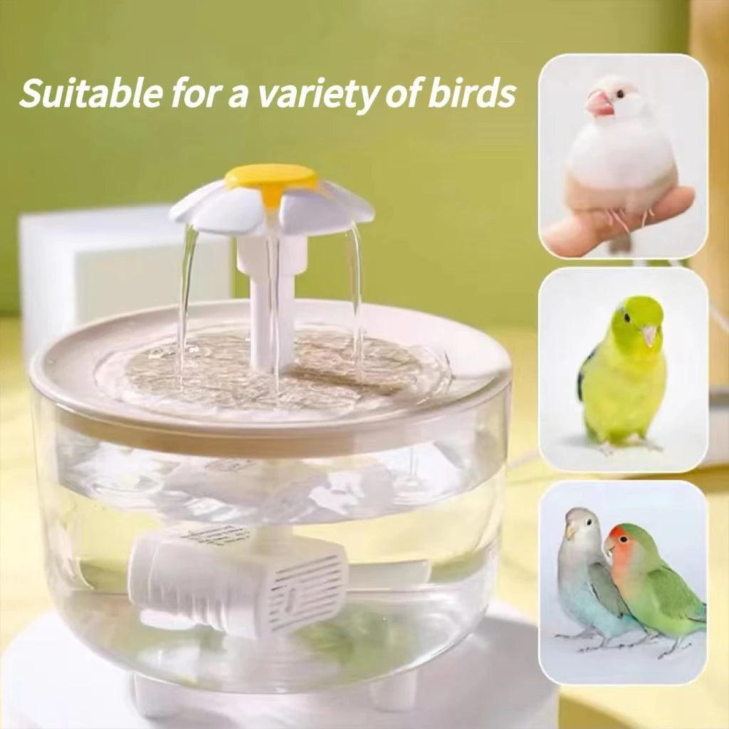 Automatic Water Circulation Parrot Bath Basin – Pet Cleaning Supplies for Budgies & Small Birds - ClubOn