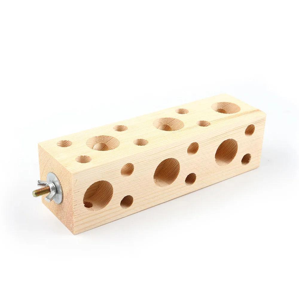 Pine Wood Parrot Bites Rubik's Cube Toy - ClubOn