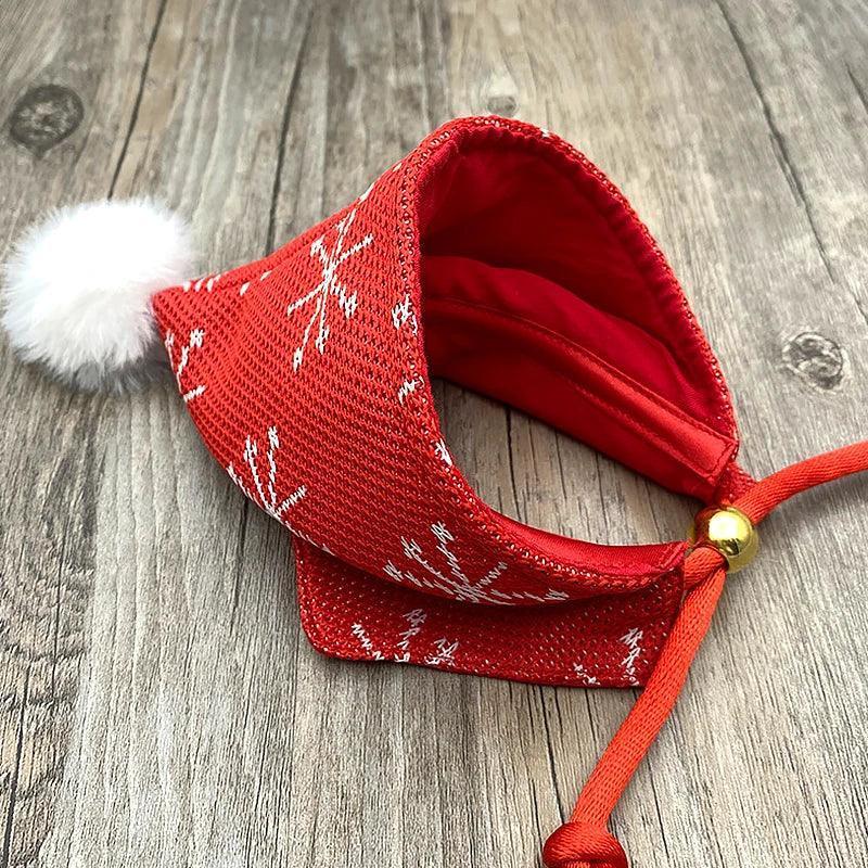 Pet Christmas Hoodie - Warm Dog Clothes with Fur Ball - ClubOn