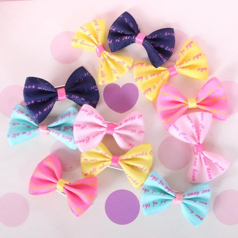 Colorful Cartoon Pet Hair Bows & Clips - ClubOn
