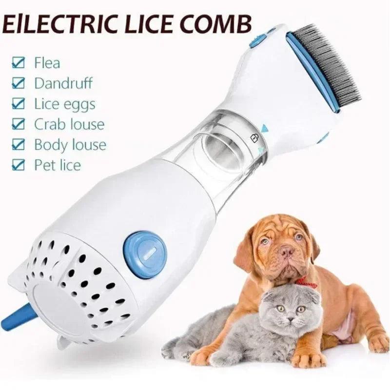 Pet Electric Lice Grabber Comb | Multifunctional Flea Removal Brush - ClubOn